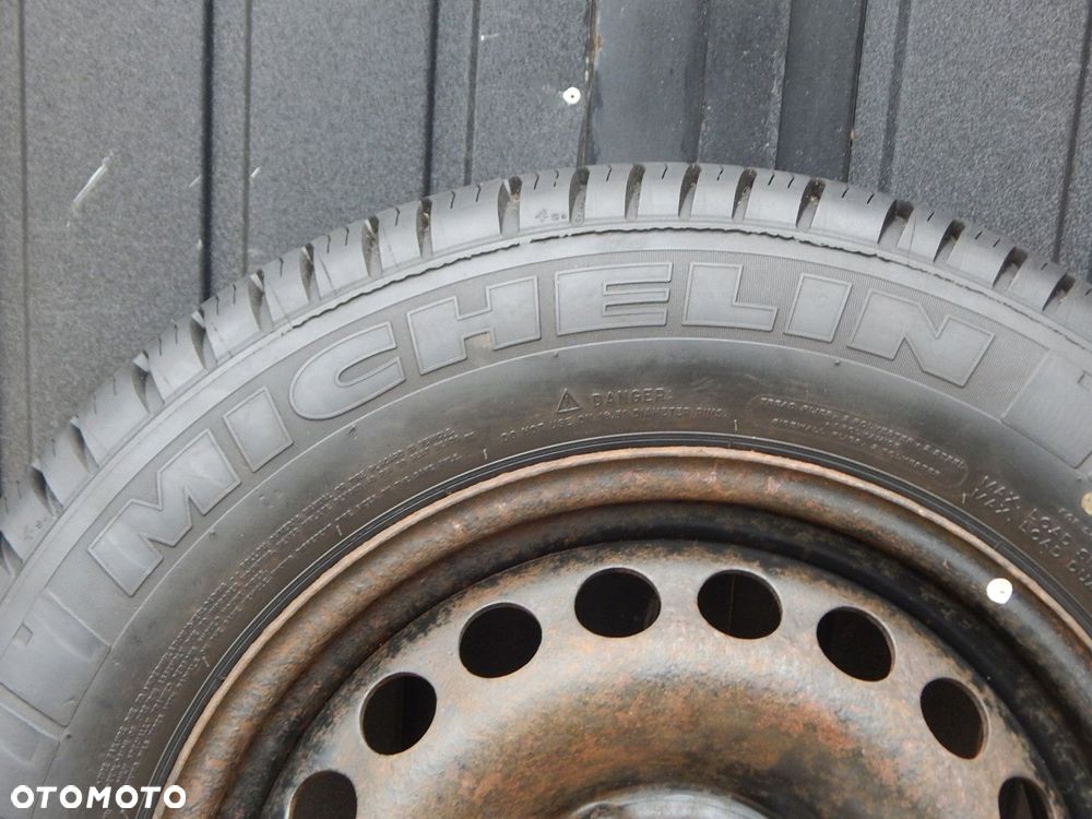 vw t5 felga stalowa koło zapasowe michelin 215/65 r16c 8.47 mm - 2