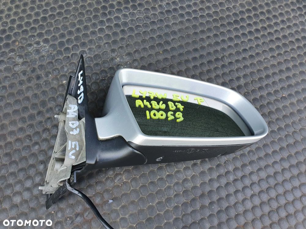 Lusterko Zewnetrzne Prawe Europa LY7W 5 pin Srebrne AUDI A4 B6 B7 - 4