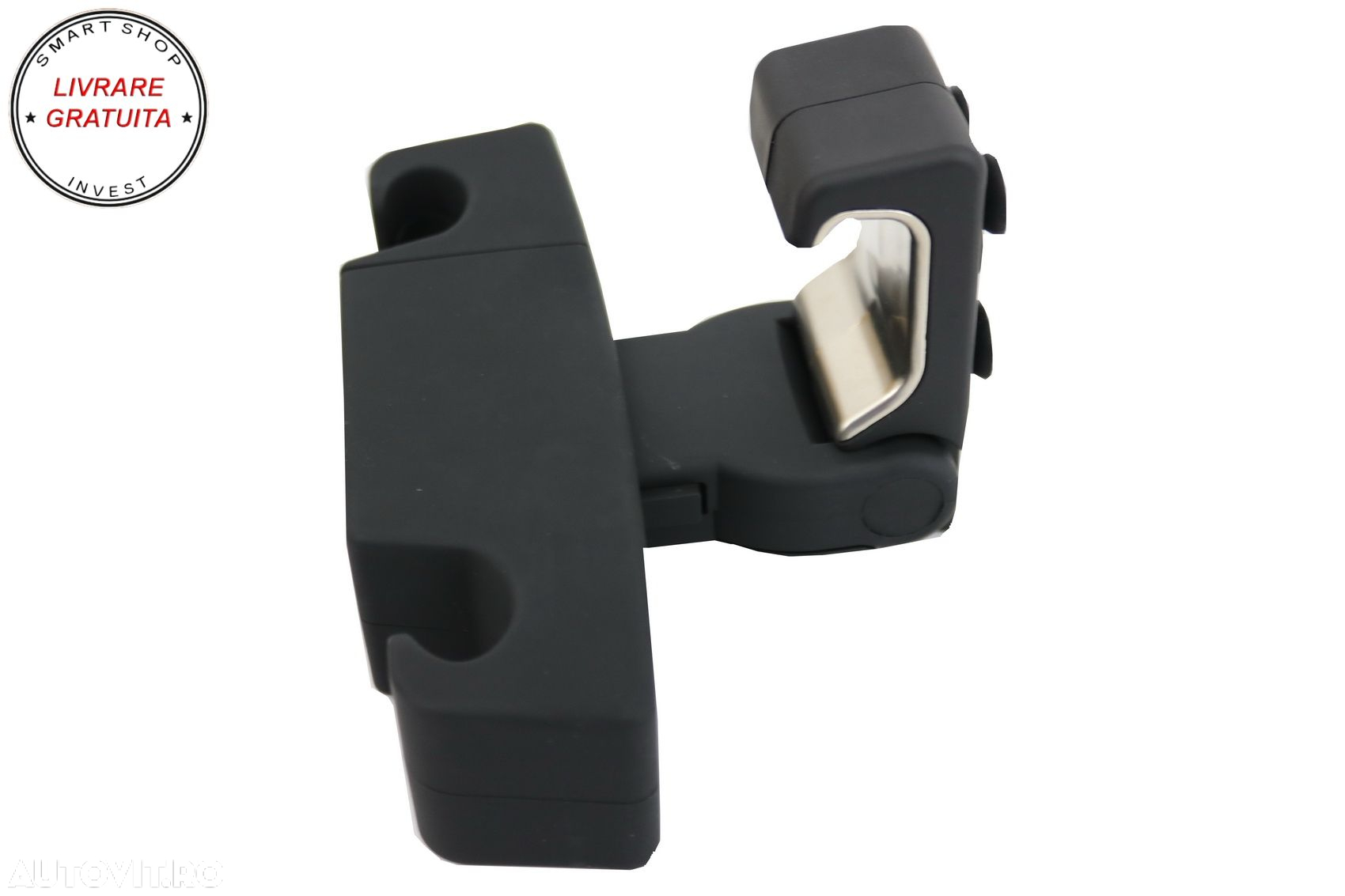 Suport auto tetiera multifunctional cumparaturi, tableta sau telefon Negru- livrare gratuita - 5