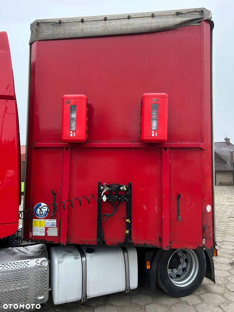 Berger FIRANKA MEGA 5170 KG BARDZO LEKKA / SAF OSIE / OŚ PODNOSZONA / 2019 ROK / BERGER ECOTRAIL LIGHT MEGA / OPONY R 19.5 / 2 KOŁA ZAPASOWE / DACH PODNOSZONY i REGULOWANY !! - 9