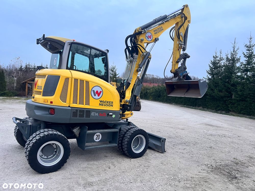 Wacker Neuson EW65 Koparka Kołowa 7 TON Pług Ramię Long 3 Łamane KLIMA,MS03 HYDRAULICZNE - 3