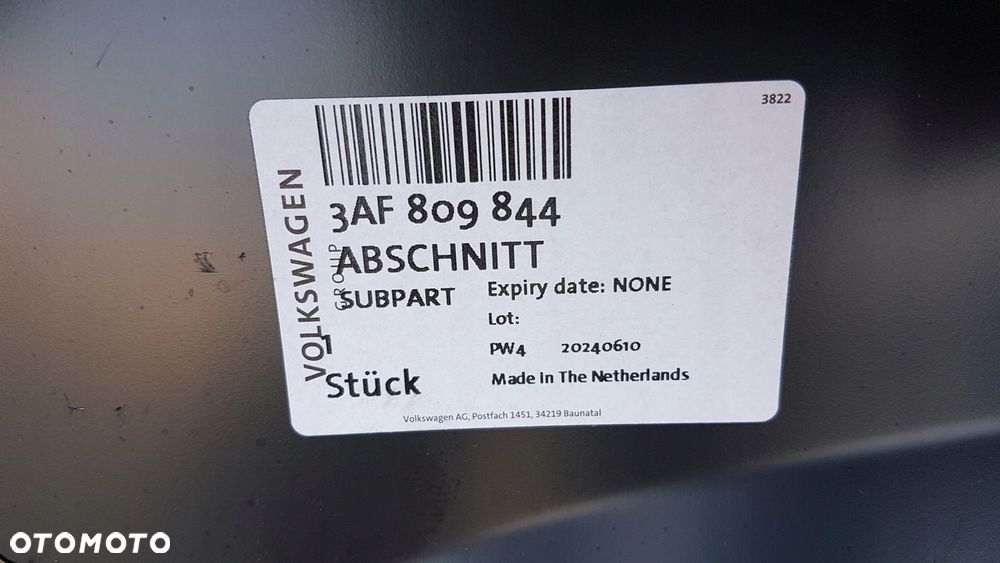 BŁOTNIK TYŁ PRAWY VW PASSAT B7 KOMBI NOWY - 10