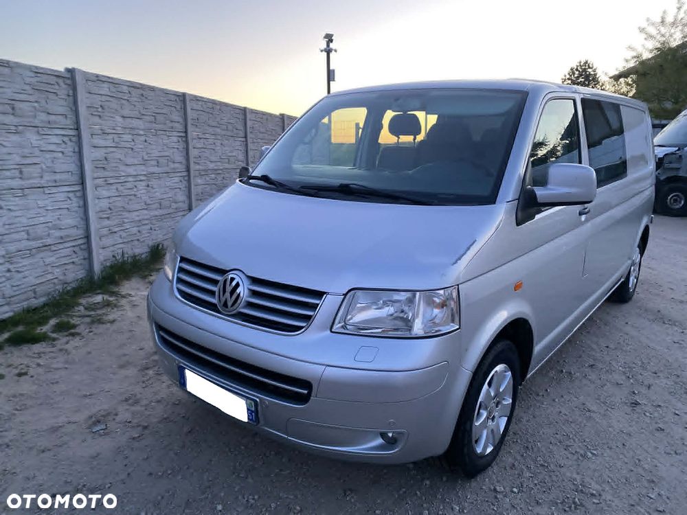 Volkswagen TRANSPORTER * 2.5 TDI 130KM * Brygadówka 6 Osobowy * LONG * Tylko 151.000km ! ! - 2