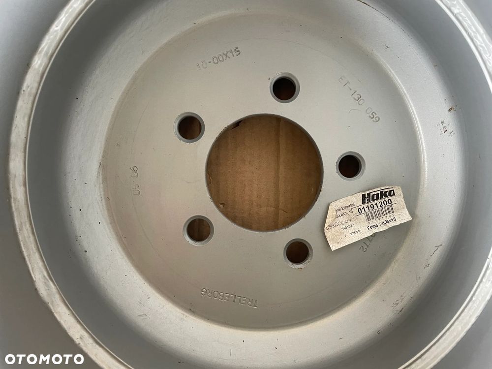 NOWA OPONA FELGA KOŁO HAKO TRELLEBORG 10-00X15 15" ET-130 NOWE KOŁO SOFT GRIP 539 320/6-15 IMP - 8
