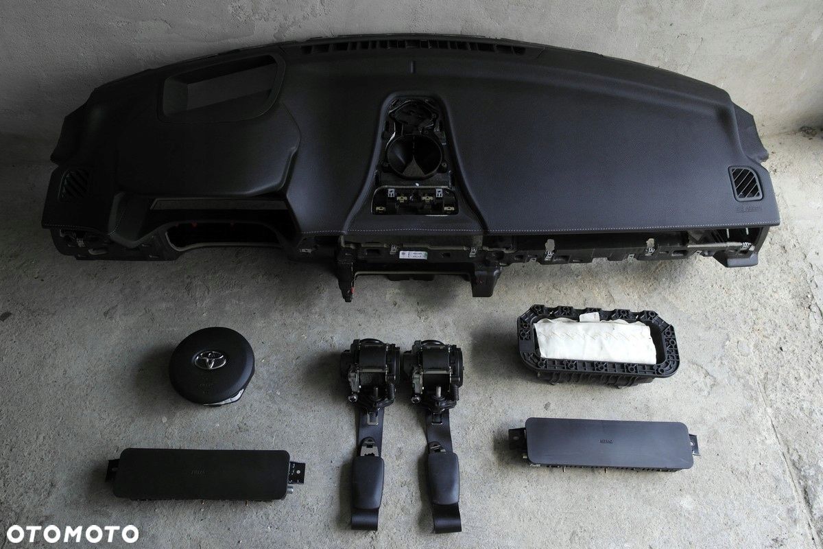 TOYOTA SUPRA MK4 AIRBAG PASY DESKA KONSOLA KOKPIT PULPIT PÓŁKA PAS - 1