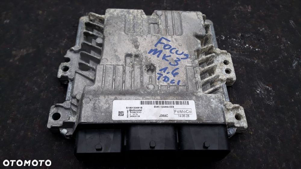 STEROWNIK SILNIKA komputer Ford 1.6 TDCI S180133061B BV61-12A650-EEB - 1