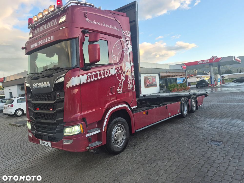 Scania S 500 specjalistyczny , Laweta Platforma hydrauliczna - 16