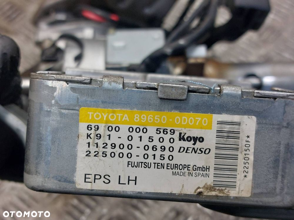 WSPOMAGANIE ELEKTRYCZNE TOYOTA YARIS I 995-09000 6900000472 89650-0D070 - 5