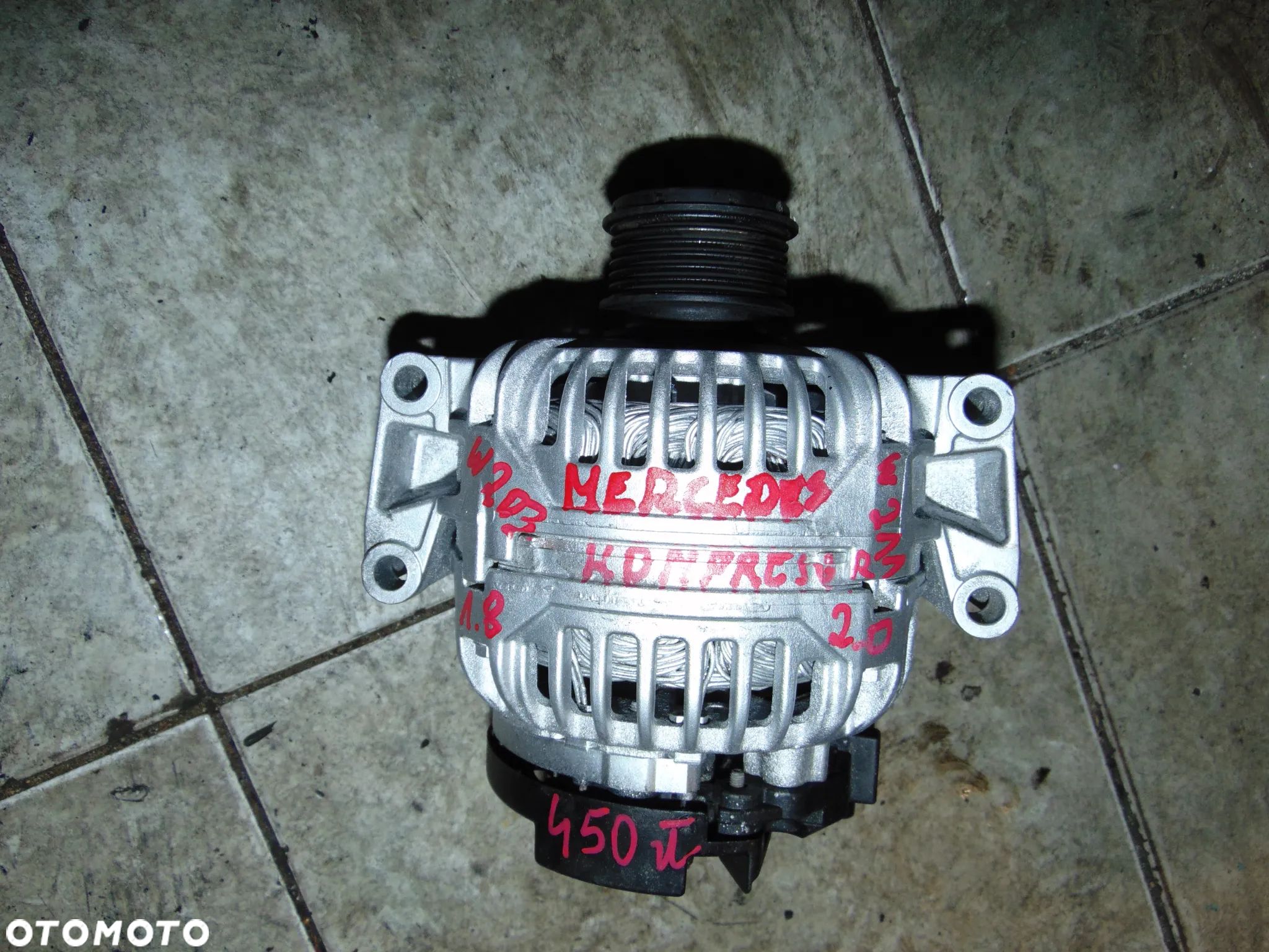 Alternator Mercedes w203 1,8 Kompressor po regeneracji - 1