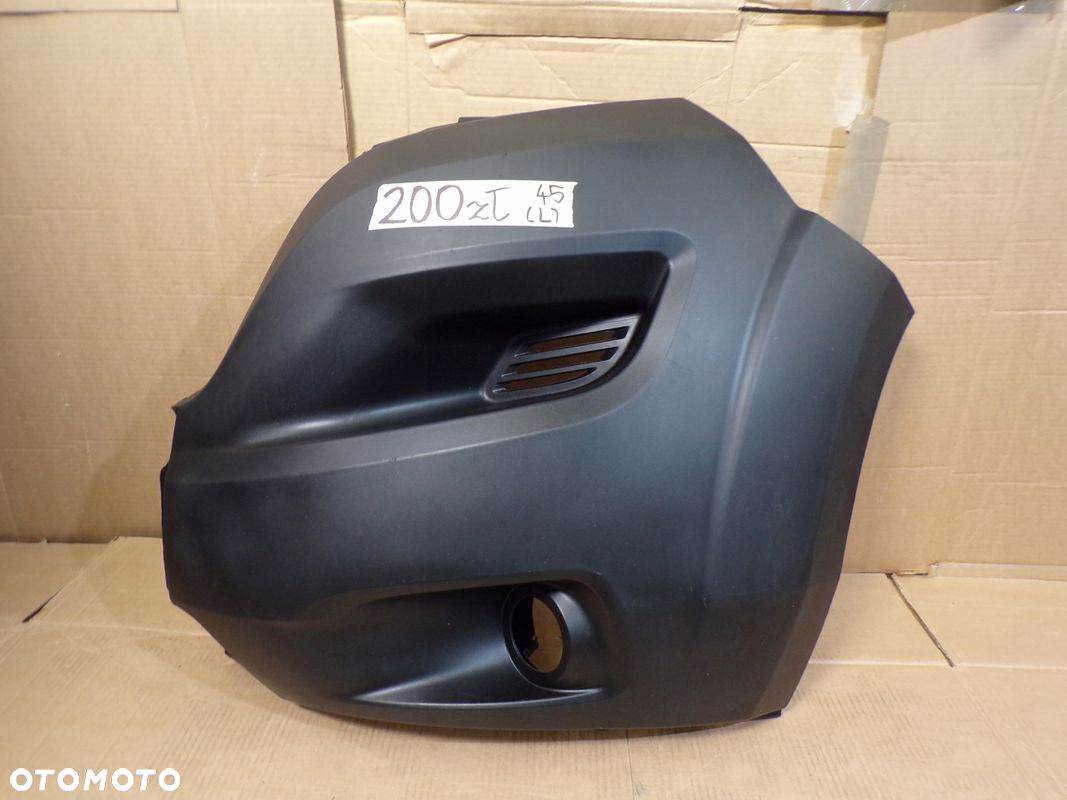 DUCATO BOXER JUMPER E6 17- ZDERZAK NAROŻNIK PRZEDNI LEWY Na Halogen Czarny - 1
