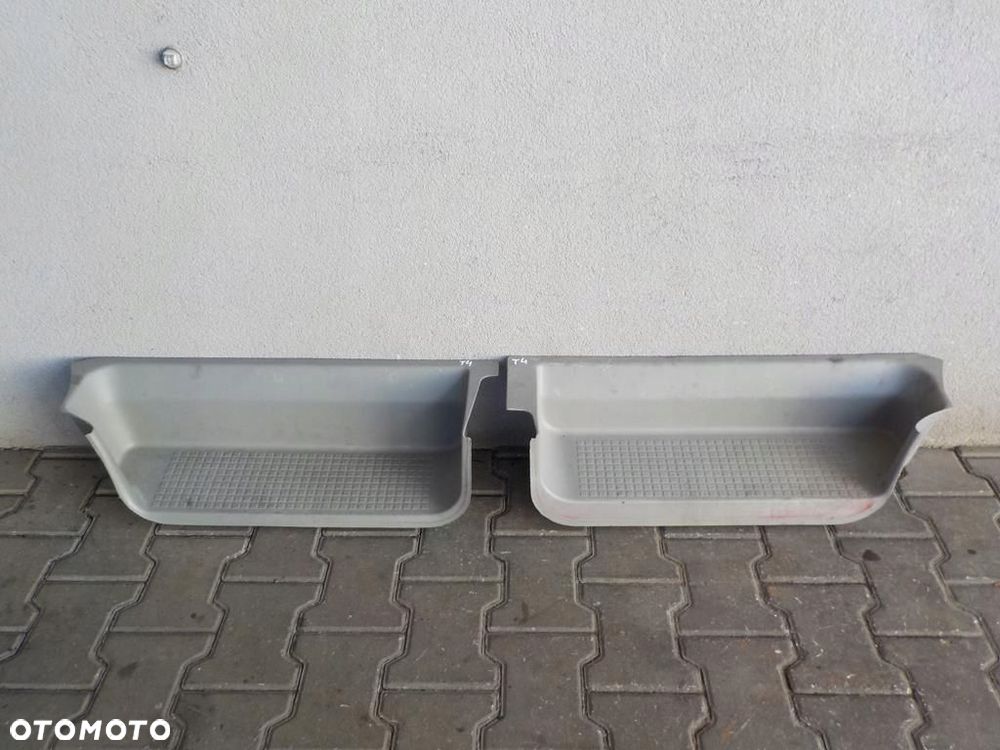 VW T4 PRÓG STOPIEŃ DRZWI PRAWYCH LEWYCH PRZEDNICH SZARE - 1