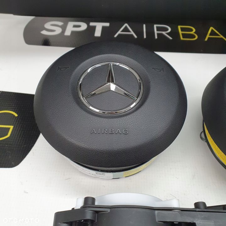 MERCEDES EQC DESKA ROZDZIELCZA KONSOLA KOKPIT PULPIT PODUSZKI AIRBAG AIR BAG PASY KIT SET - 7