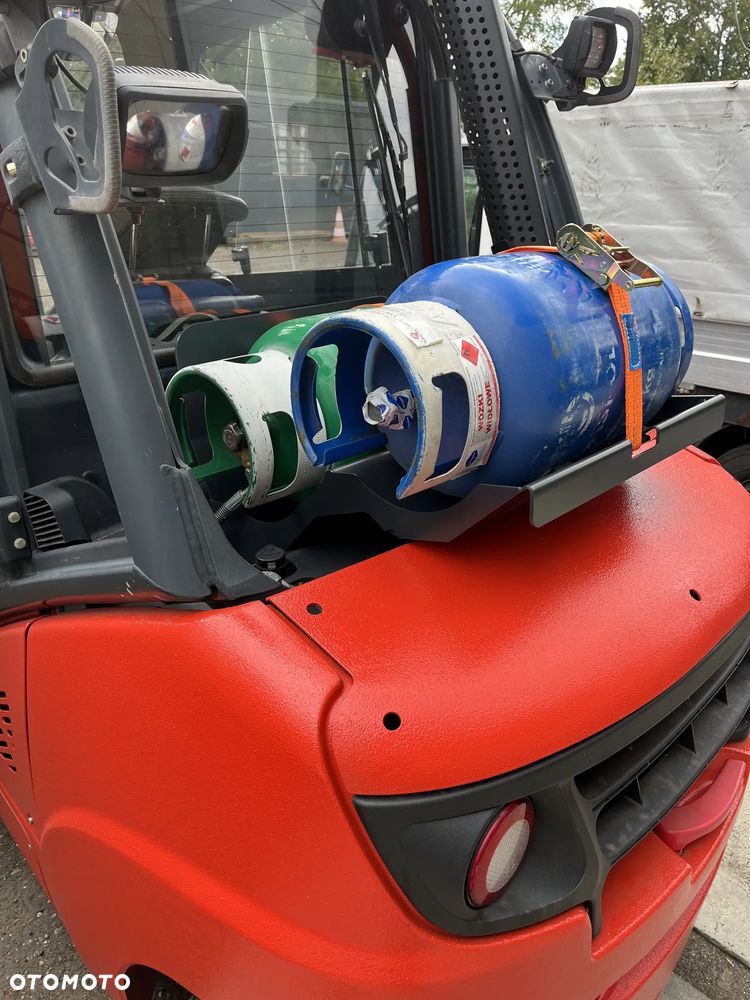 Linde H35 H30 Gaz widły teleskopowe, pozycjoner przesuw boczny kabina oświetlenie drogowe - 23