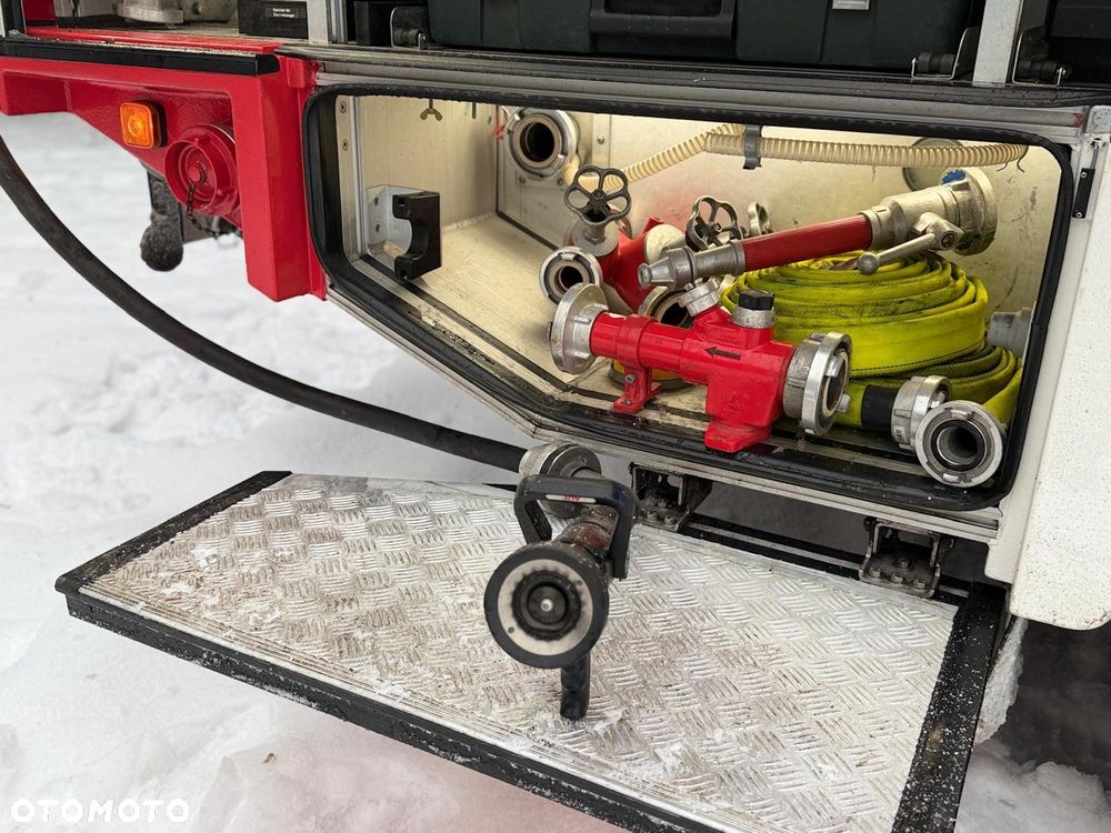 MAN Straż pożarna, Pojazd pożarniczy, Wóz strażacki, MAN L80 średni GBA 4x4 CNBOP, wyciągarka, 3000l wody, reduktor, blokady, mosty - 18