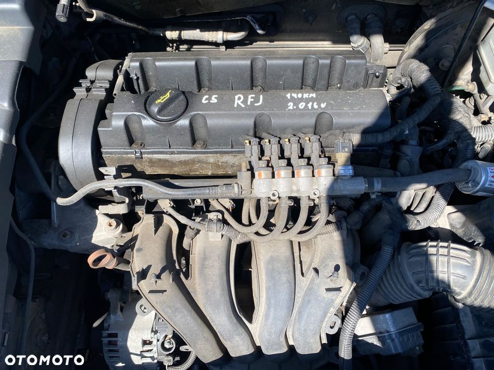 09 Citroen C5 2.0 16V 140 KM RFJ Silnik Kompletny - 1