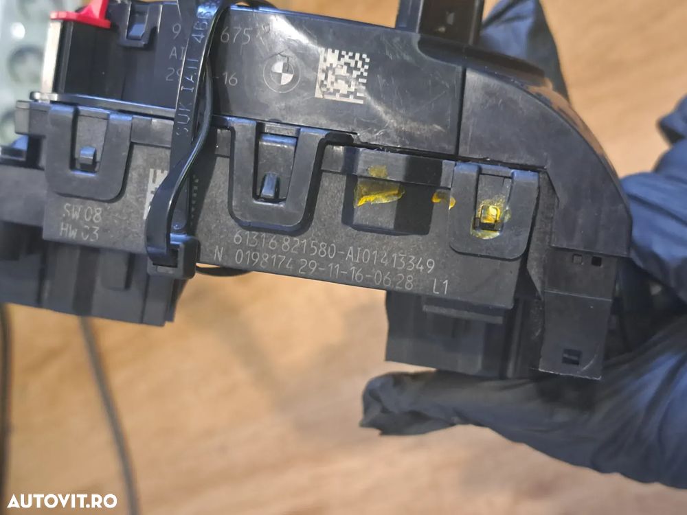 SZL Spira volan panglica cu manete stergatoare semnalizare Original BMW G11 G12 - 7