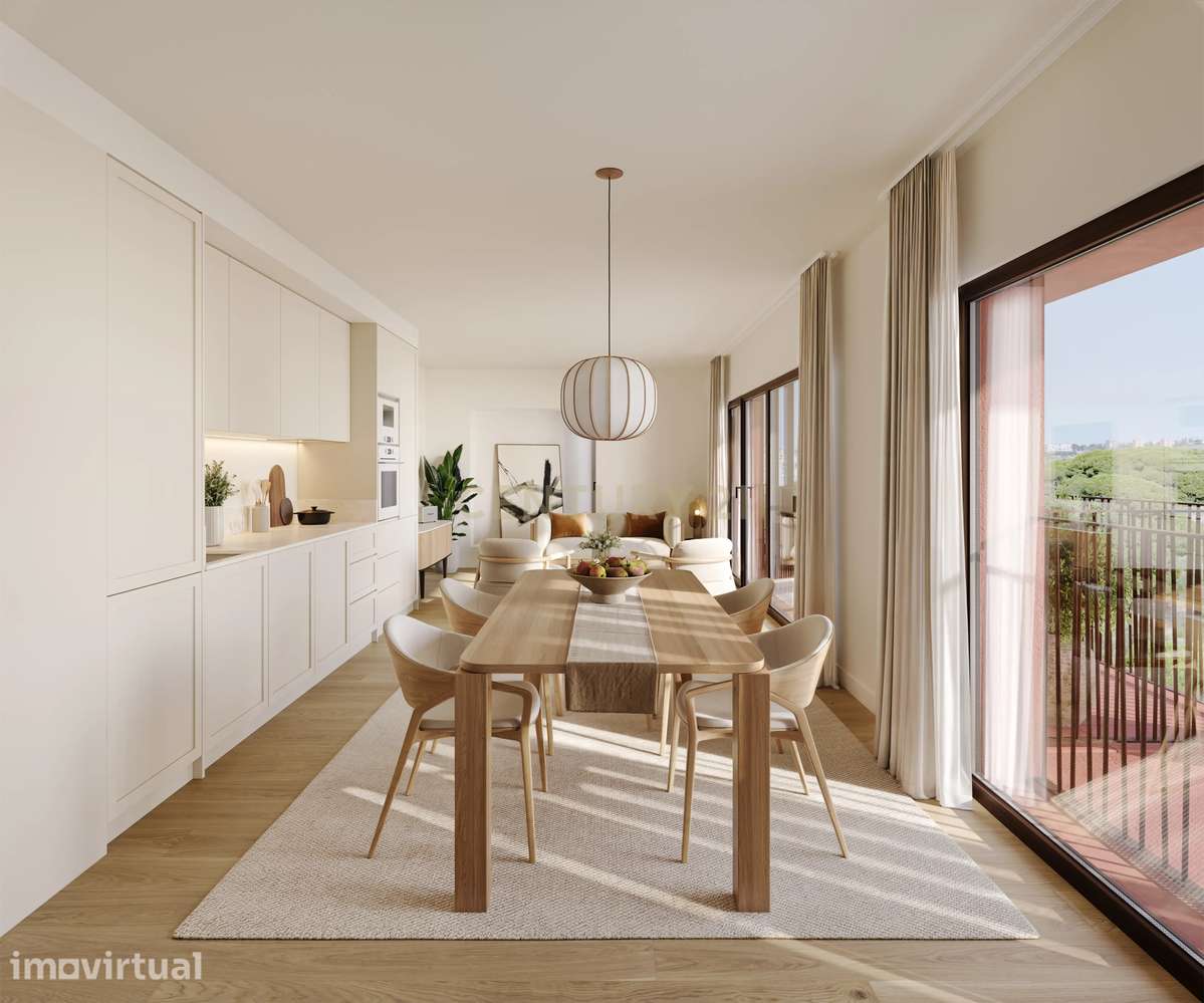 Apartamento T2 Duplex novo, em Almada. Com dois lugares de garagem par - Grande imagem: 3/10