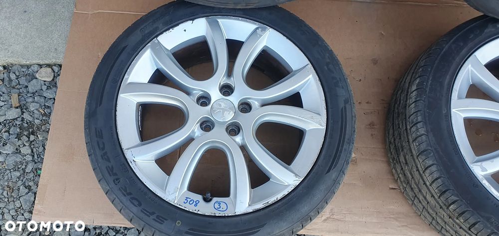 Alufelgi felgi aluminiowe z oponami alusy 5x108 r18 Peugeot 508 9671401877 - 5