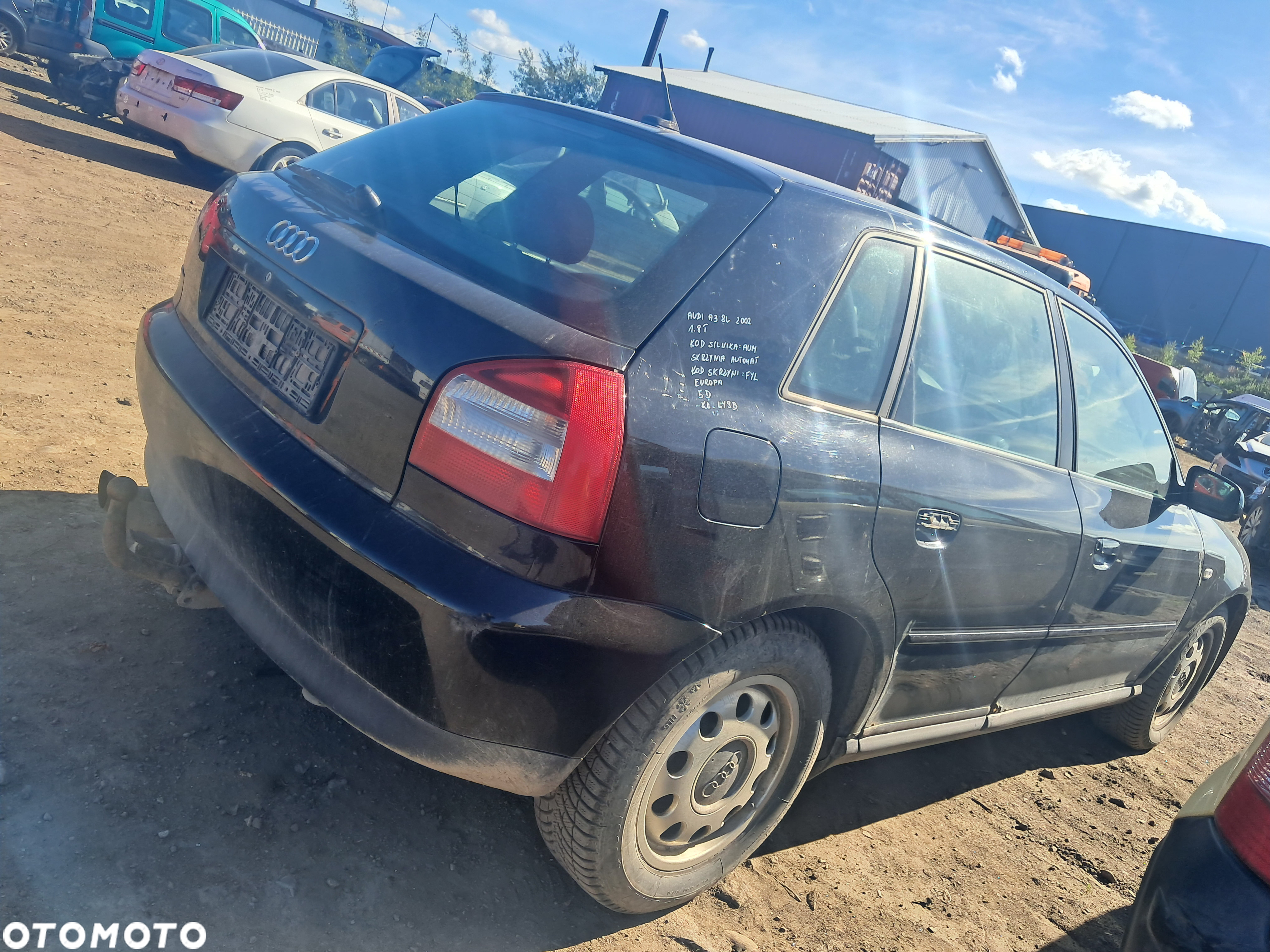 DAWCA CZĘŚCI AUDI A3 8L 2002 1.8 T AUM 5D KL.  LY9B - 3