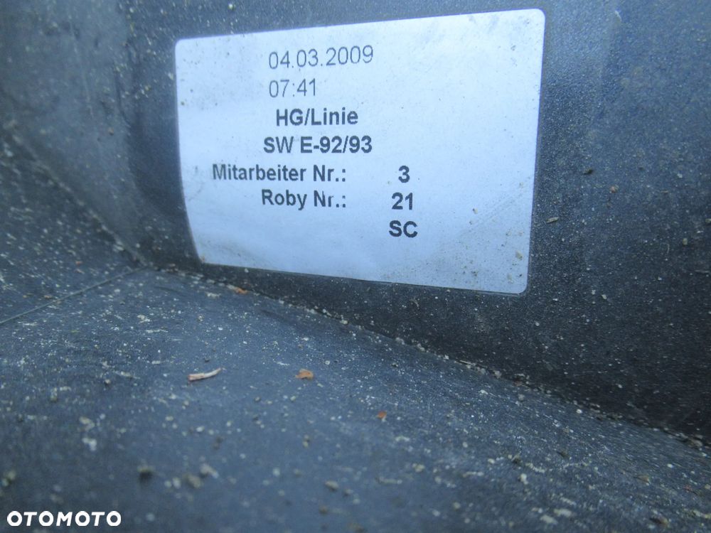 BŁOTNIK PRZEDNI PRZÓD PRAWY BMW 3 E92 E93 COUPE CABRIO 2006 - 10