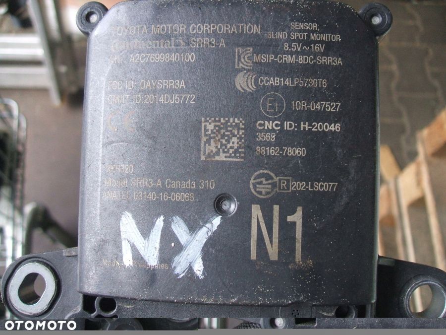 LEXUS NX MODUŁ STEROWNIK RADAR BOCZNY MARTWE POLE 88162-78060 - 3