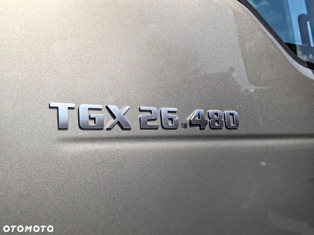 MAN TGX 26.480 // Zestaw przejazdowy z przyczepą // Firanka // - 29