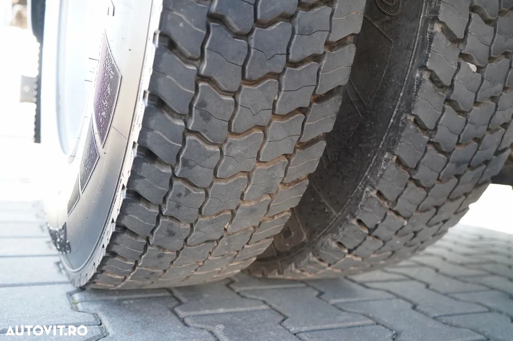 Iveco EUROCARGO 180E25 / PLATFORMĂ CU OBOARE RABATABILE - 7,3 M / MACARAUA HYVA HB 150 / CAPACITATE MAX. DE RIDICARE: 5.200 KG / ROTATOR / TELECOMANDĂ / CUTIE DE VITEZE AUTOMATĂ / EURO 6 - 26
