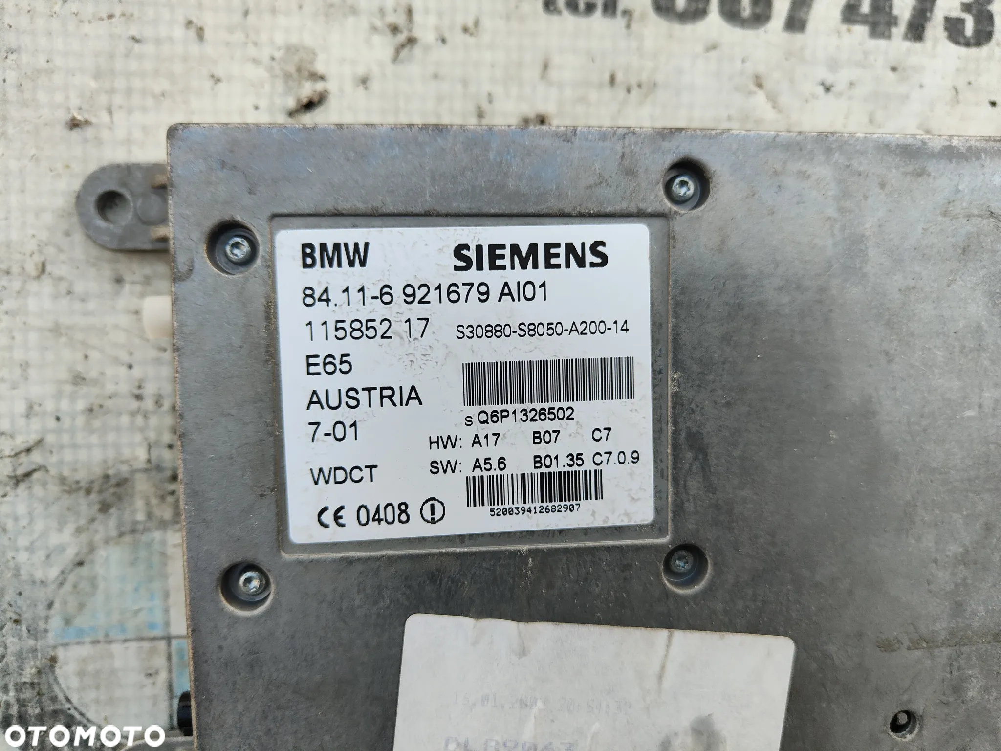 BMW E65 Moduł sterownik Bluetooth - 2