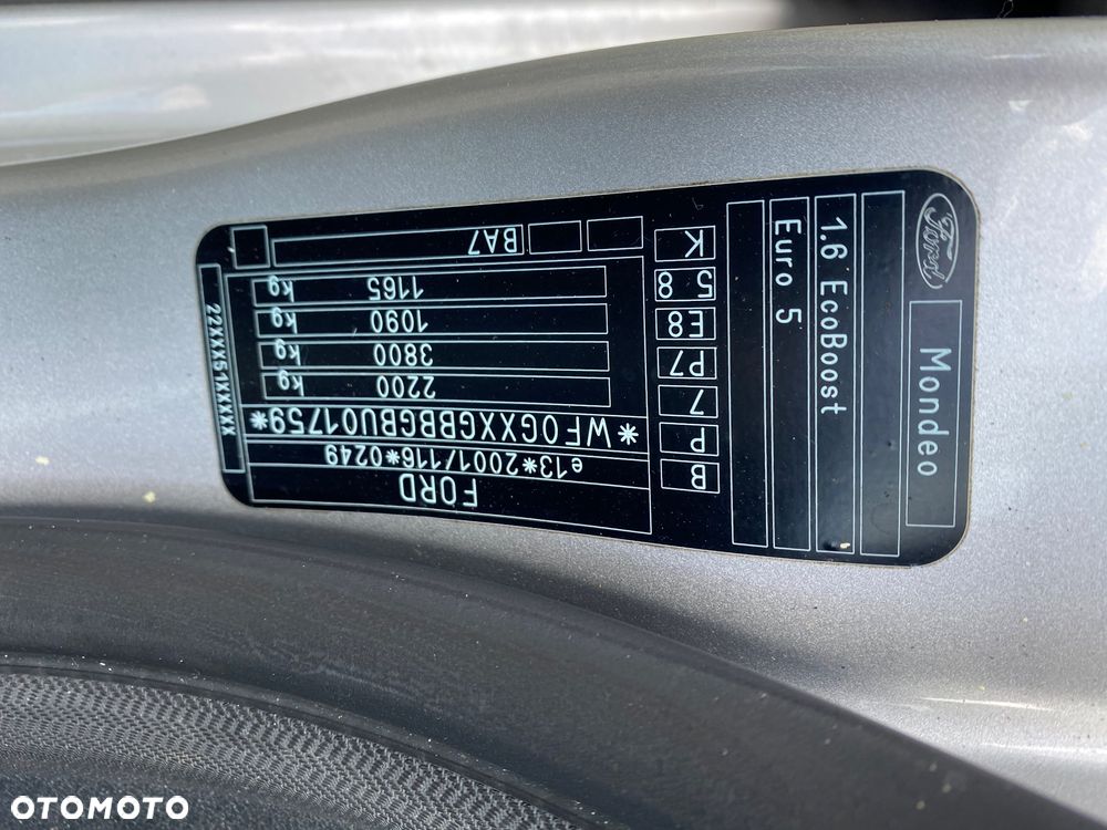 Ford Mondeo 1.6 Eco Boost Trend - 15