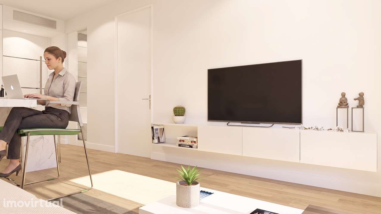 T1 Novo com varanda e garagem Vilar de Paraíso - Grande imagem: 5/40