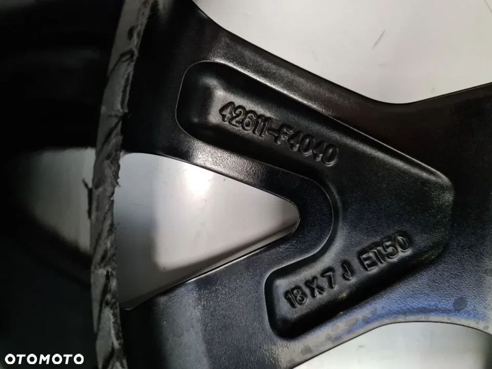 NOWE ORYGINALNE Felgi Toyota 18" 5x114,3 ET50 NOWE opony Goodyear Eagle F1 215/50 R18 - 11