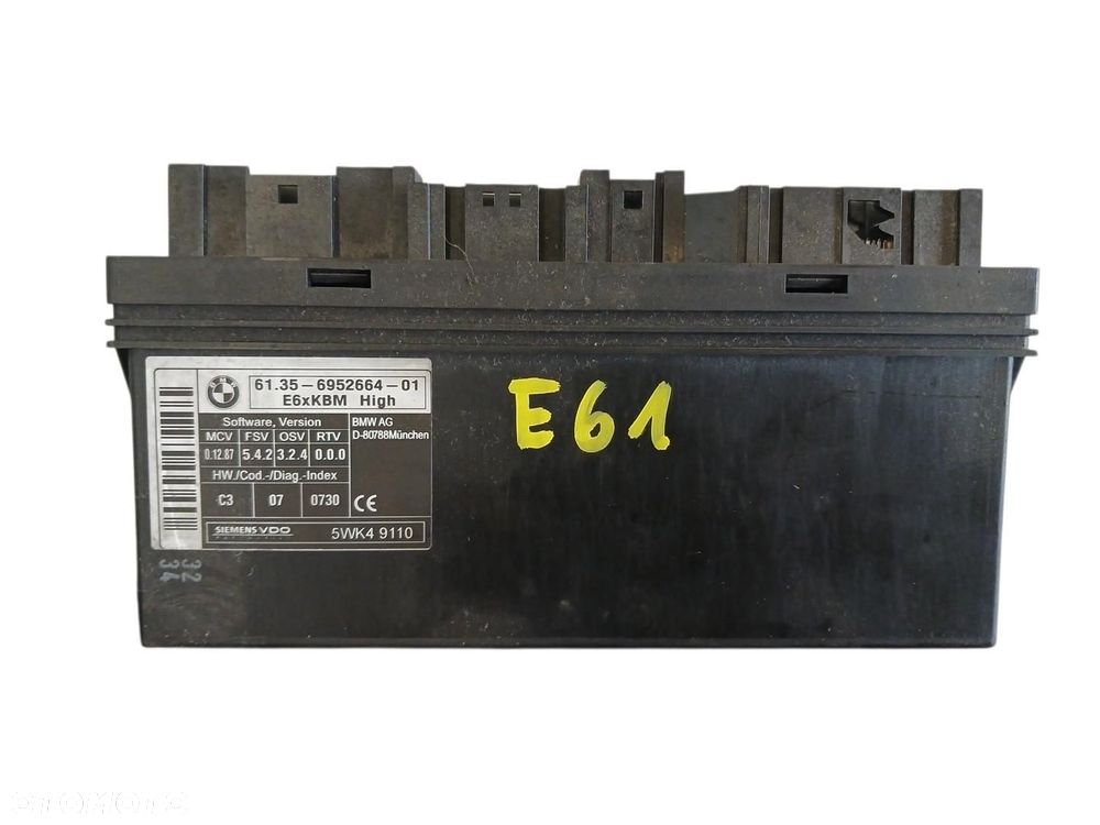 MODUŁ STEROWNIK KOMFORTU BMW E61 6952664 E61 - 1