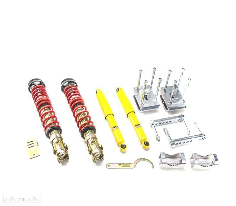 KIT SUSPENSÃO REGULÁVEL EIBACH MTS VOLKSWAGEN VW CADDY II 95-04 DIANTEIRA - 1