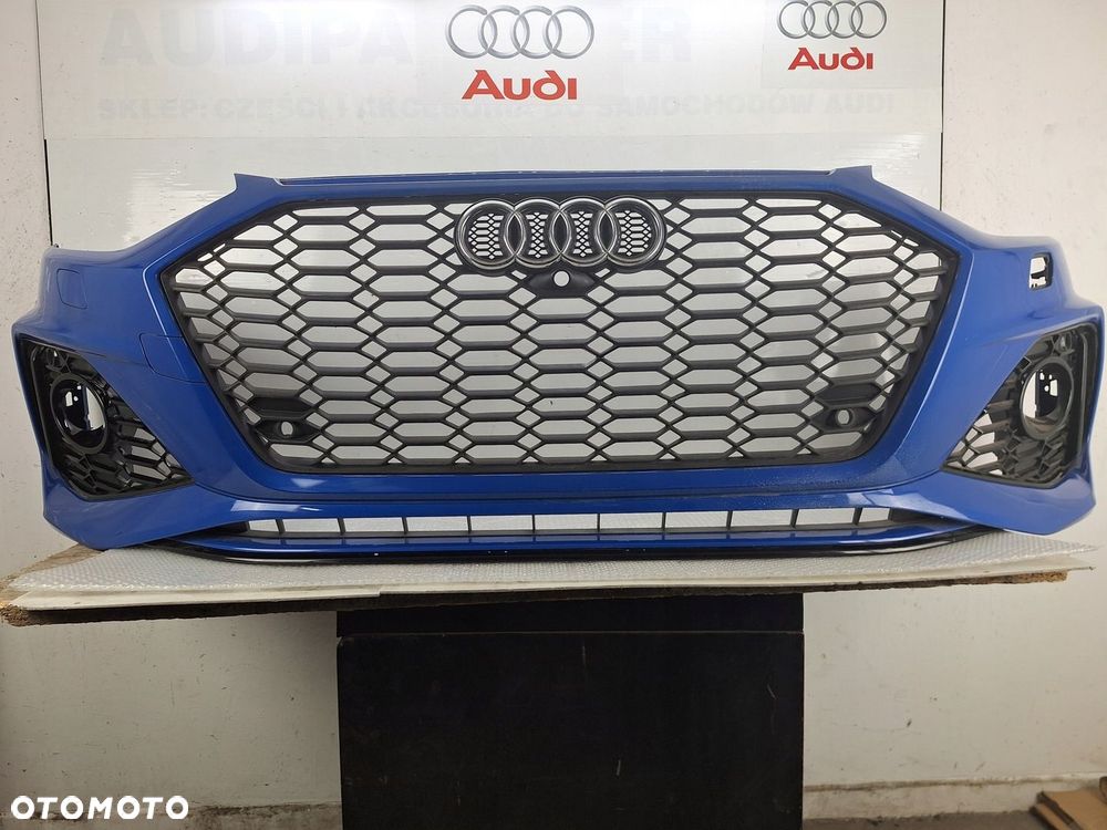 ZDERZAK AUDI RS4 8W 8W9 B9 ORYGINAŁ OE ASO LISTEWKA BLACK LIFT 2020 2024 - 1