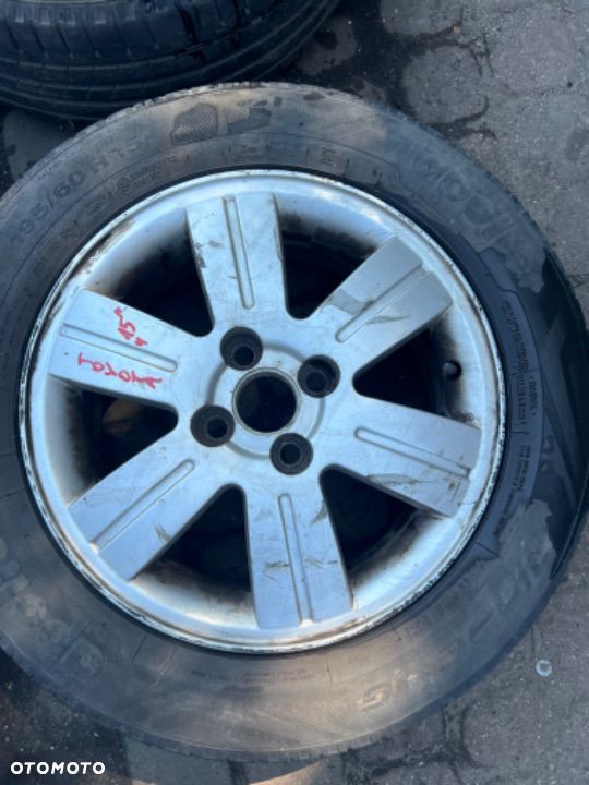 KOMPLET KOŁ ALUMINIOWYCH Z OPONAMI KOŁA TOYOTA COROLLA E11 E12 YARIS II 15 ET45 4x100 195/60 R15 - 2