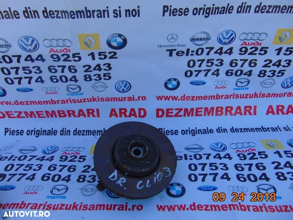 Fuzeta Renault Clio 3 fuzeta cu rulment dreapta fata dezmembrez Clio - 1