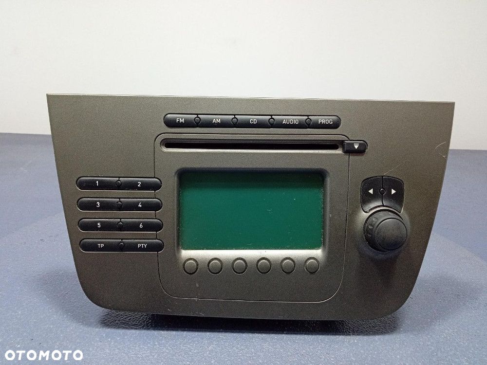 SEAT ALTEA LEON II TOLEDO III RADIO CD FABRYCZNE OEM 5P1035152 - 1