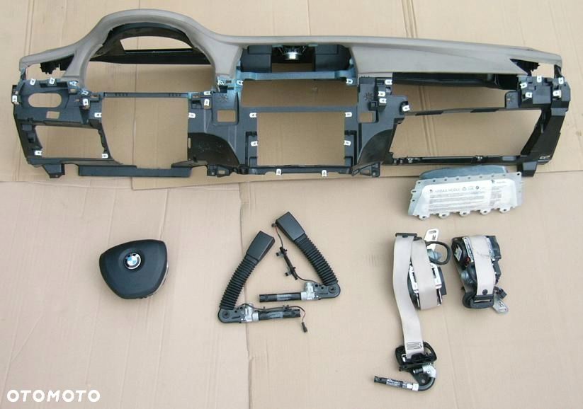 BMW 7 F01 DESKA PODUSZKI PASY DOP AIRBAG NITKA - 1