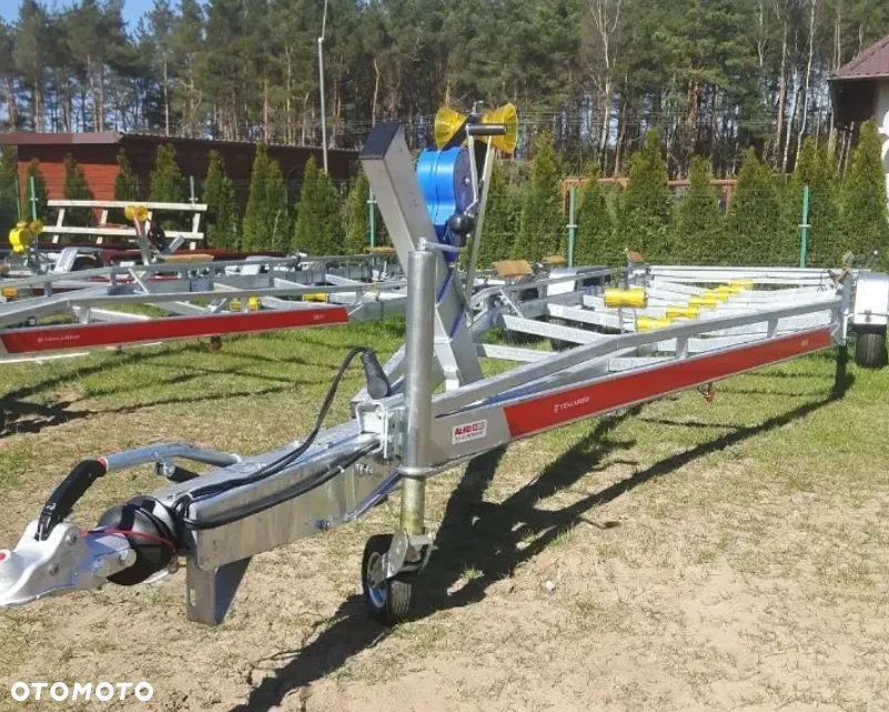 TEMARED Przyczepa B35 PTZ do 9m poszerzona DMC 3500 kg podłodziowa - 6