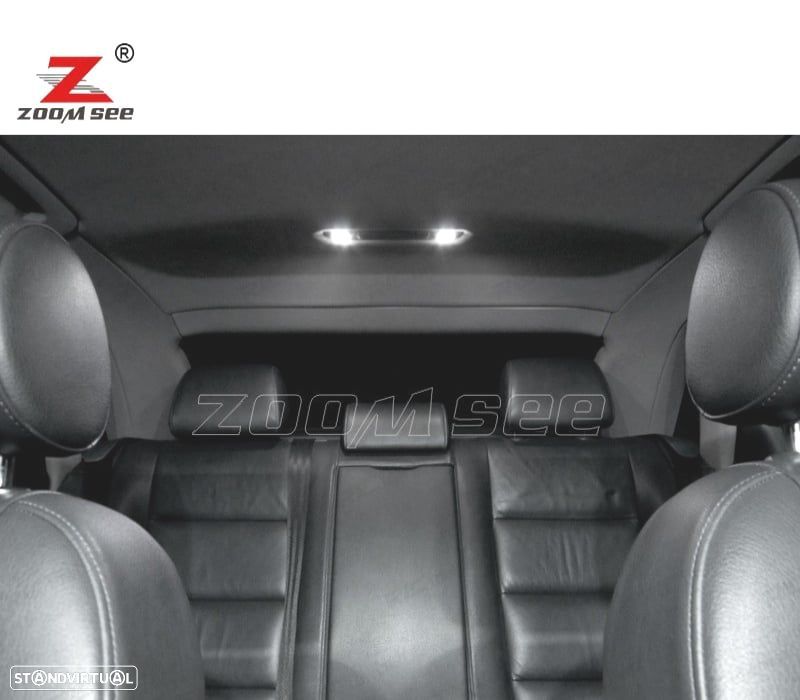 KIT COMPLETO DE 20 LÂMPADAS LED INTERIOR PARA AUDI A4 S4 RS4 B6 B7 2002-2008 - 6