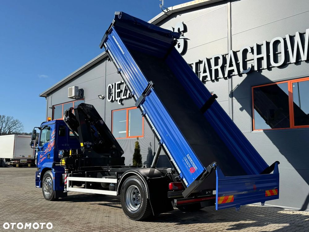 MAN TGM TGL TGS 18.250 // wywrotka 3-S + HDS HMF 1420 - K2 // E5 // budowlanka //żuraw dzwig kran crane // Świeżo sprowadzony!! - 25