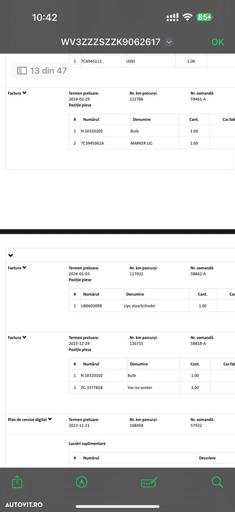 Volkswagen VW Crafter Cub TVA DEDUCTIBIL 35 an 2020 2.0tdi 157.000km Istoric Service Complet la reprezentanta vw Stare foarte buna NU Mercedes Sprinter Duba Iveco Ford transit izoterma - 10
