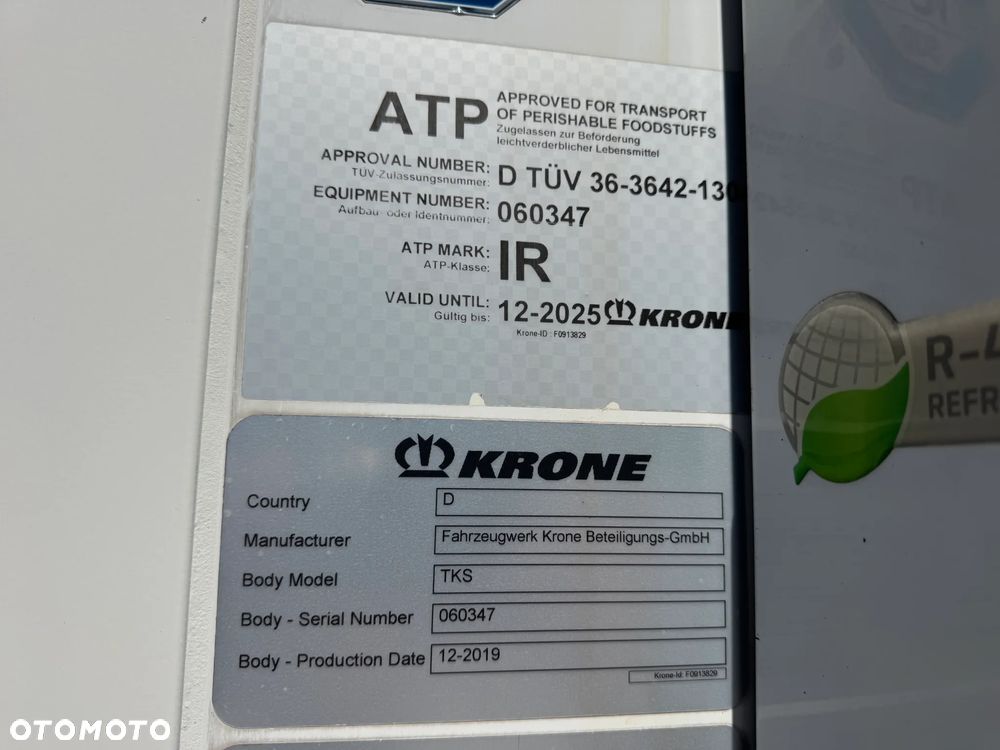 Krone Chłodnia ,Multitemp. Doppelstock, SLXi Spectrum - 35