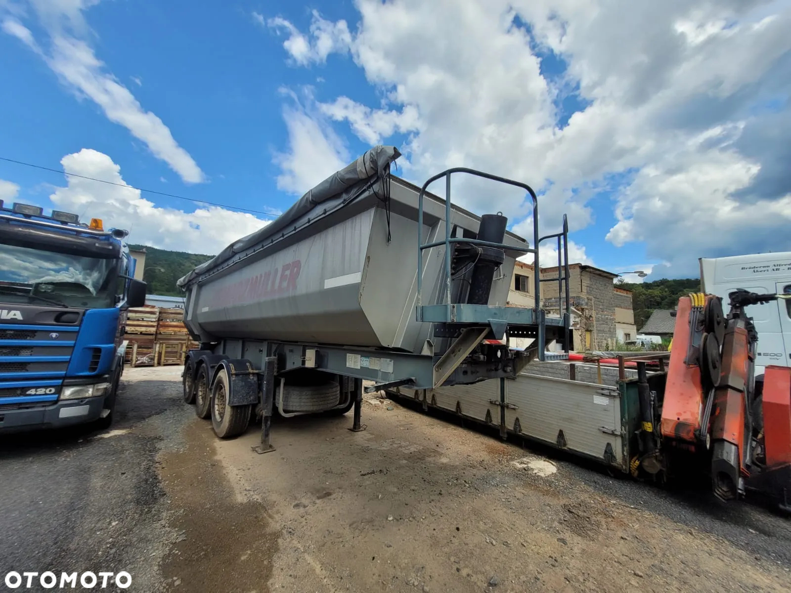 Wielton 33 m3 stalowa mulda 500 km przebiegu - 3