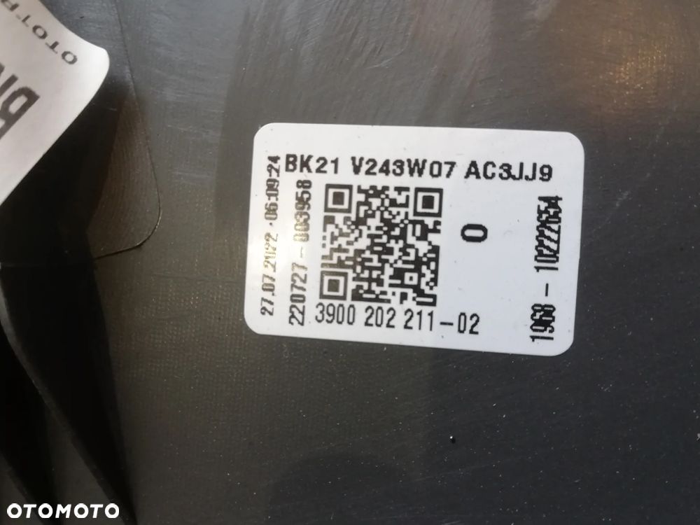 komplet Plastik osłona słupka Lewa Prawa BK21-V243W06-ABW BK21-V243W07-ABW FORD TRANSIT CUSTOM 20R - 3