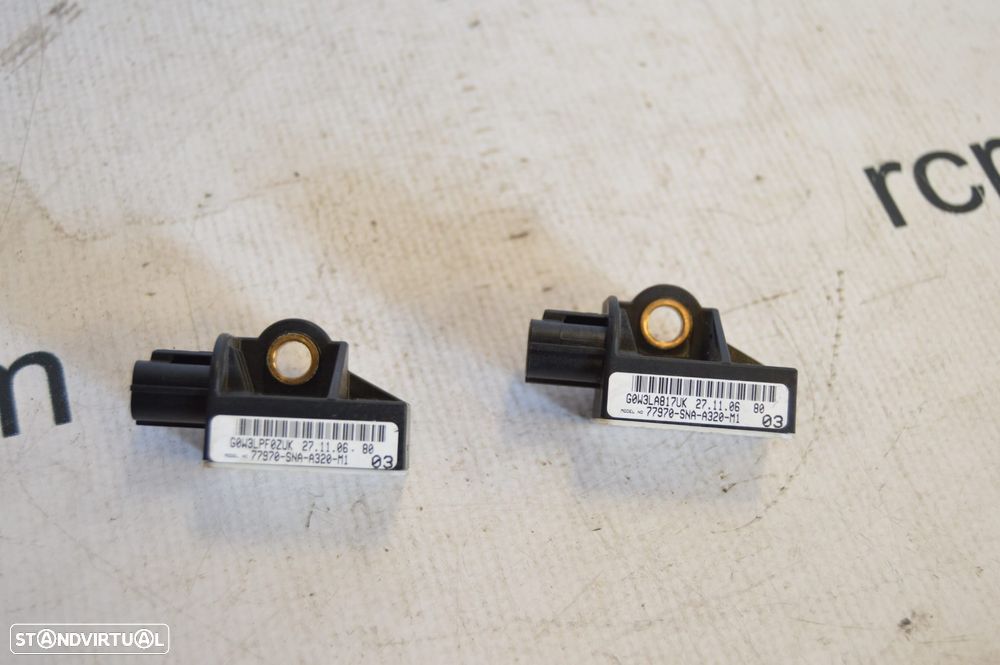 SENSOR SENSORES IMPACTO EMBATE COLISÃO AIRBAG 77970SNAA320M1 77970 SNA A320 M1 HONDA CIVIC VIII 8 MK8 FN2 FN 2 2.2 i-CTDi 4WD 16V 140CV N22A2 - 2