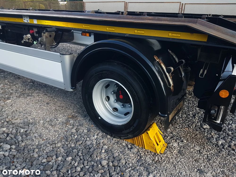 Wielton PS-2 PRZYCZEPA POD KONTENERY DO HAKOWCA 2-OSIE BLIŹNIAKI HUFFERMANN ZASŁAW SKIBICKI - 18