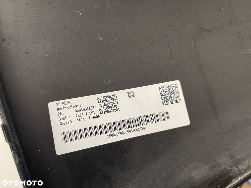 ZDERZAK TYŁ MERCEDES CLA A118 X118 AMG A1188859501 - 12