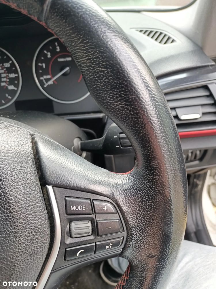 Kierownica sport Mpakiet czerwone nici BMW F20 F21 F30 F32 F34 poduszka airbag - 3