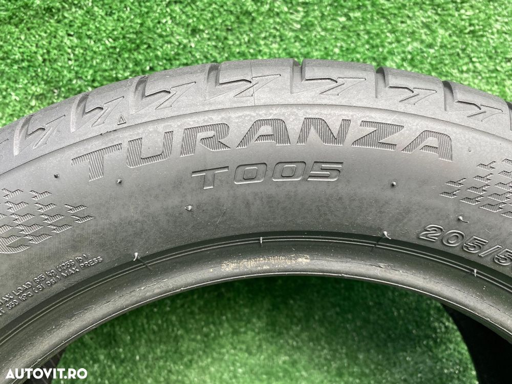 Set 2 anvelope Vara Bridgestone Turanza T005  205 55 R16 91 V Dot 0420 Profil 5 mm - 8